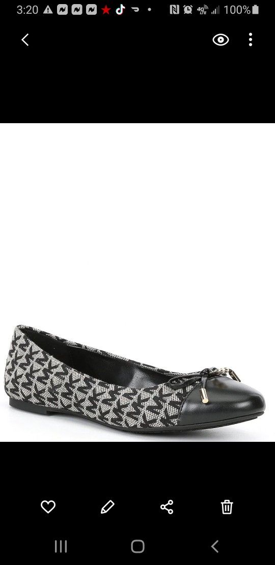 Michael Kors Melody Flats Size 7