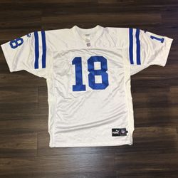 Size 50 - Autograph Peyton Manning Puma Indianapolis Colts Jersey
