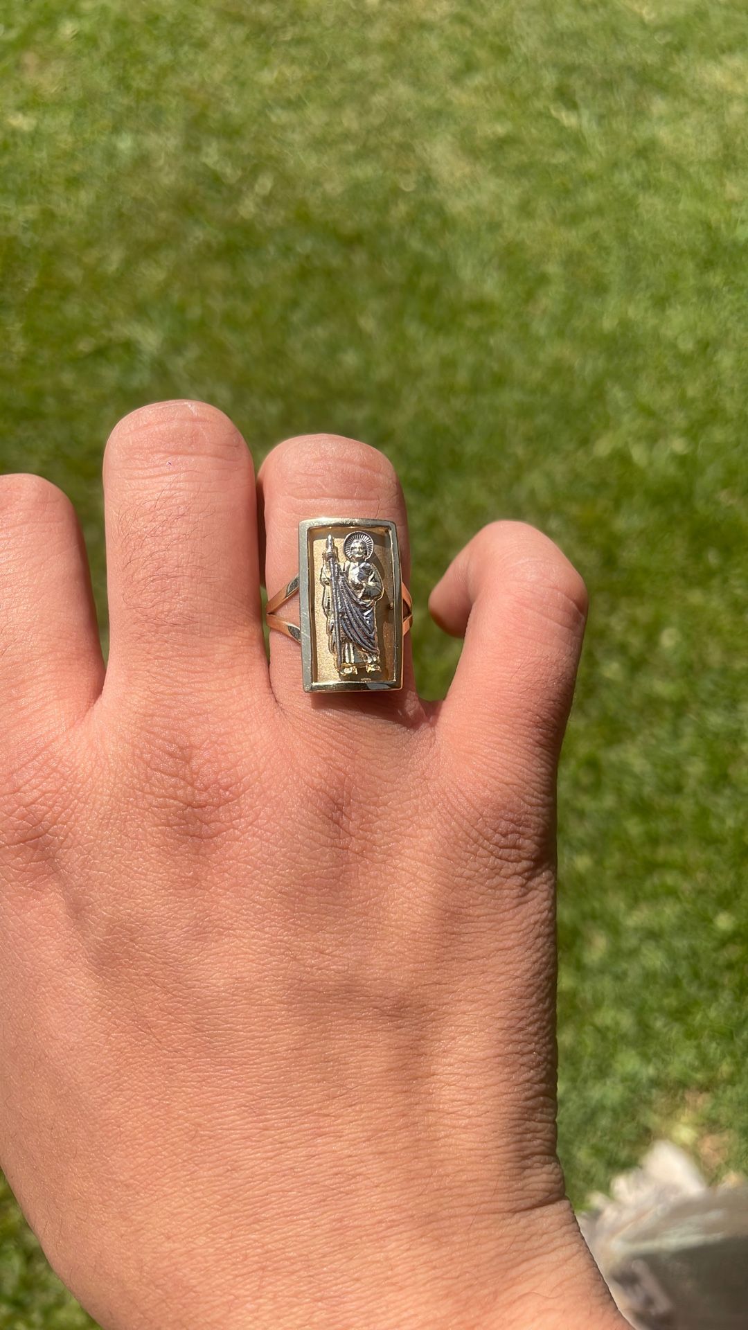 Gold San Judas Ring