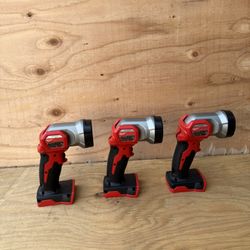 Milwaukee M18 18-Volt Lithium-Ion Cordless 100 Lumens LED Flashlight (Tool-Only) $35 Each Cada Una