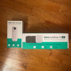 Blink Wireless Security Kit – 2 Cameras (XR) + Video Doorbell | Complete Home Security