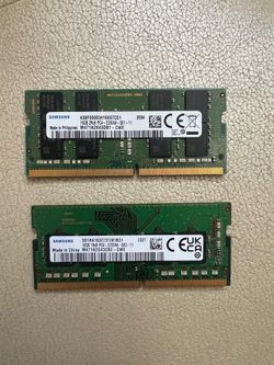 Tested Samsung 32GB (2x16GB Dual Channel) DDR4 3200 MHz SODIMM Laptop RAM