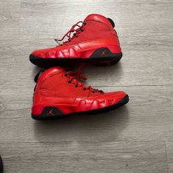 Nike Air Jordan 9 Retro Chile Red Sneakers 