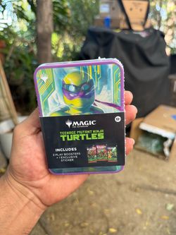 Magic: The Gathering TMNT Tin Trading Cards – 3 Boosters