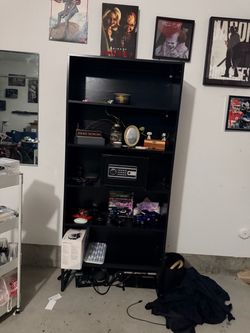 5-Tier Bookcases with LED Litinging