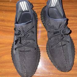 All black Yeezy 350