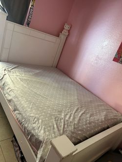 White Twin Bed Frame