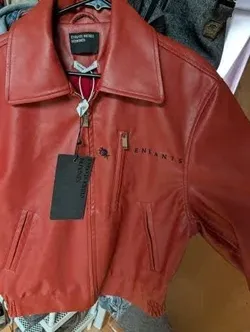 ERD Enfants Riches Deprimes Opium den frank Red Leather jacket M w/original tag