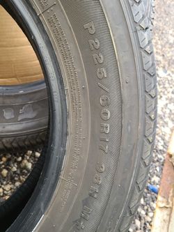 Complete set Firestone FR710 P225/60R17