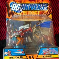DC Universe The Joker vs Batgirl Figures 