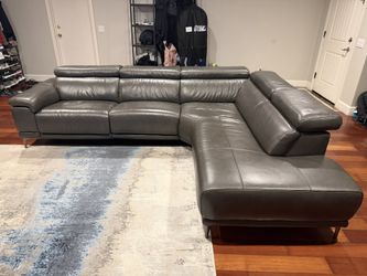 Black 2 Piece Sectional Couch