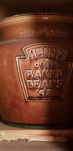 Antique MCCOY pottery heinz electric bean pot