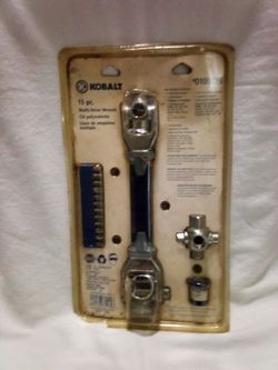 15 piece multi drive wrench