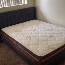 Bed Frame And Mattress Queen Size 