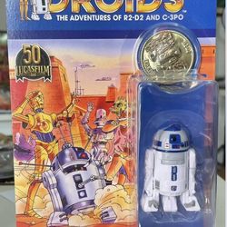 STAR WARS R2-D2 DROIDS ANIMATED LUCAS 50TH TARGET EXCLUSIVE 3.75" FIGURE MOC NEW