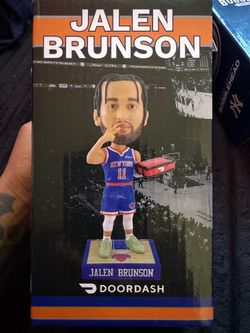 Jalen Brunson NY Knicks DoorDash Bobblehead