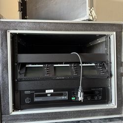 Road Ready Rack Case w/ Screen Monitor & DVD Player