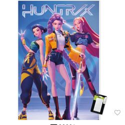 Huntrix K Pop Demon Hunters Large Poster