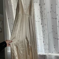 NEW Champagne Silky dress