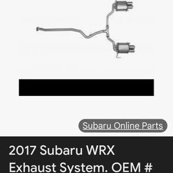 Subaru Spt Oem Exhaust 
