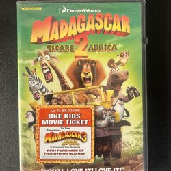 Madagascar: Escape 2 Africa (DVD, 2006, Widescreen Edition) New Sealed