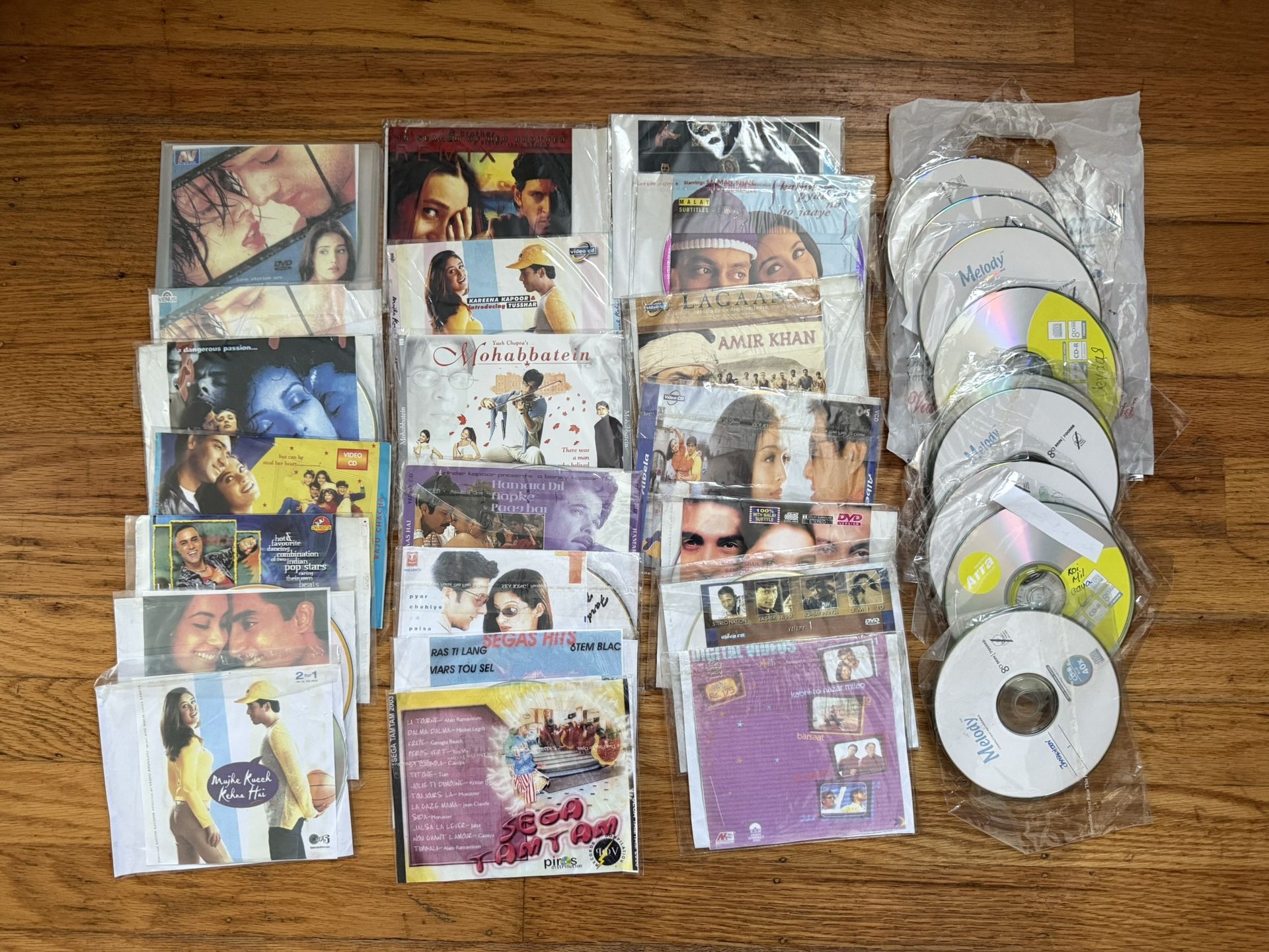Lot Of Bollywood DVD And CDs 