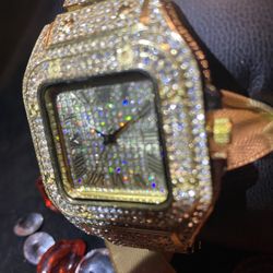 Golden piece, valentine resizable lab stones unisex