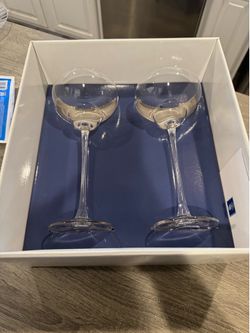6 Mikasa High Rise Margarita Glasses