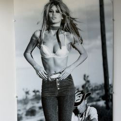 GIant 6ft X 4ft Claudia Schiffer – Iconic Statement Piece