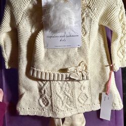 6-9 Month Knitted Dress Hat Sticking Set