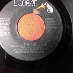 Vintage Hall And Oates 45 Record 