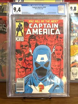 Captain America #333 - CGC Graded 9.4 Newsstand
