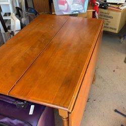 Table With Fold Down Sides