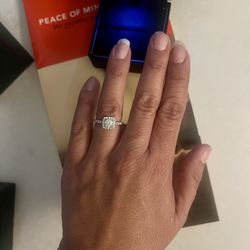 Princess Engagement Ring 