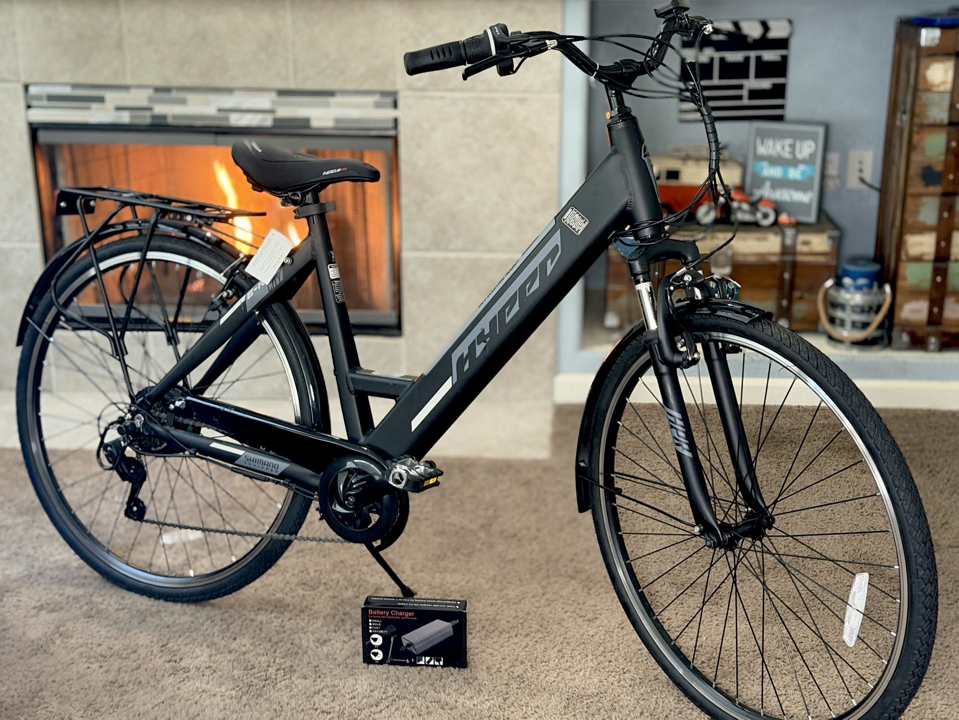 BRAND NEW! 2025 HYPER STEP-THROUGH E-BIKE ELECTRIC BICYCLE Front Supension Class 2 Throttle & Pedal Assist