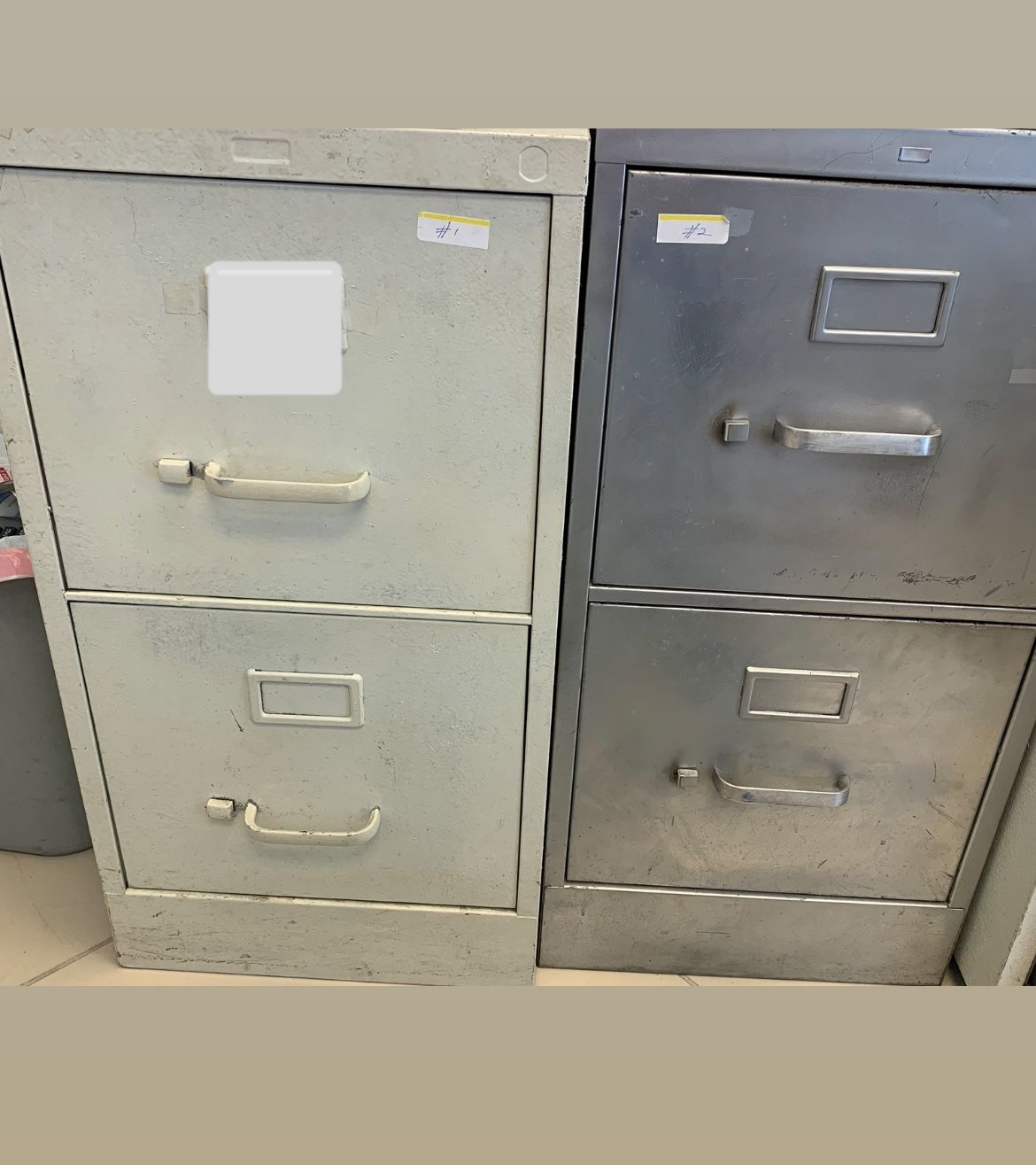 Metal Filing File Cabinets - Multiple To Choose