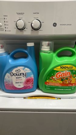 Gain detergent 100 loads and downy softener 25$