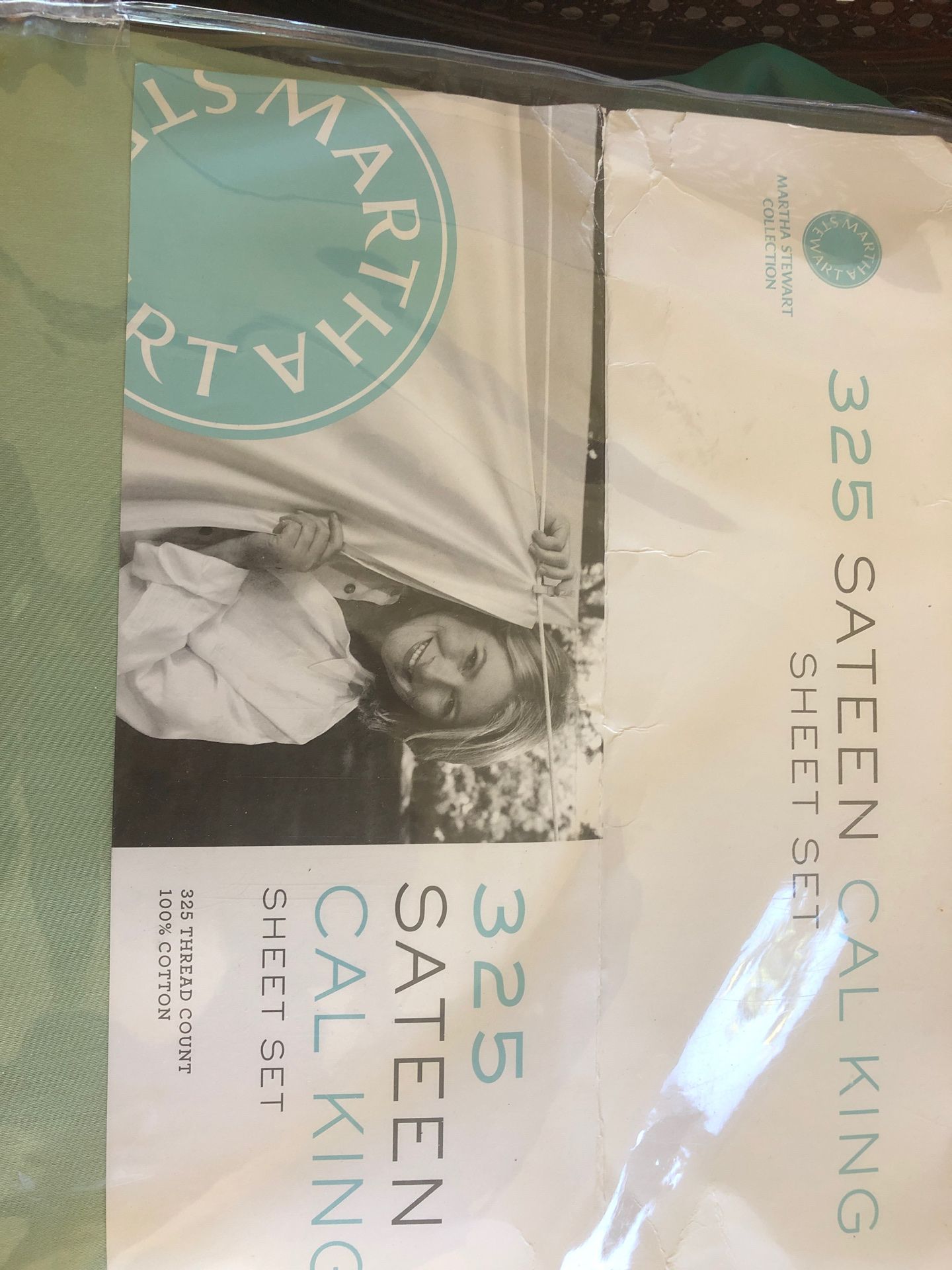 Brand new Martha Stewart cal king 325 flat sheet