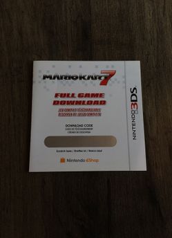 Mario kart 7 download code nintendo