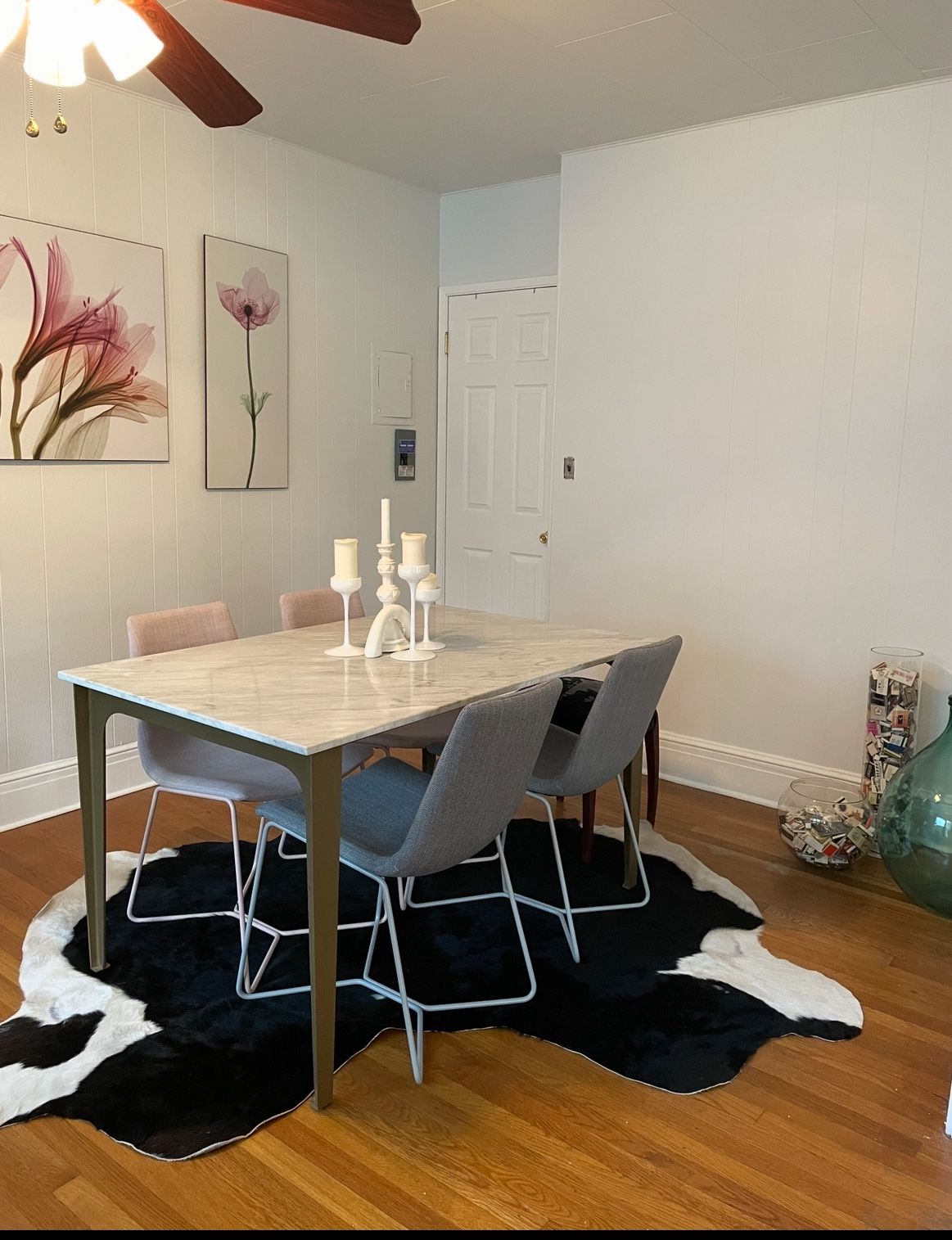 CB2 Marble Dining Table - Pending Sale