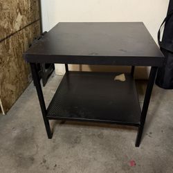 Black Metal Table