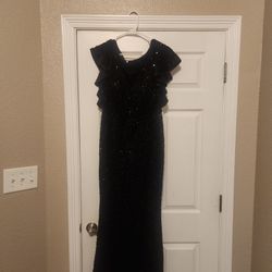 Black Sequin Dress