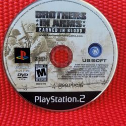 Brothers In Arms Earn In Blood Ps2 Game