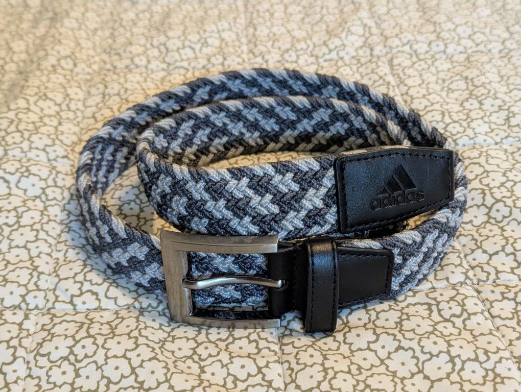 New. Adidas Braided Stretch Golf Belt