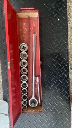 3/4 socket set w/ratchet