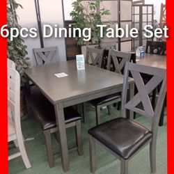 💥 6pcs Dining Table Set 