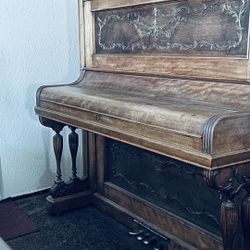 Antique Concert Grand Piano