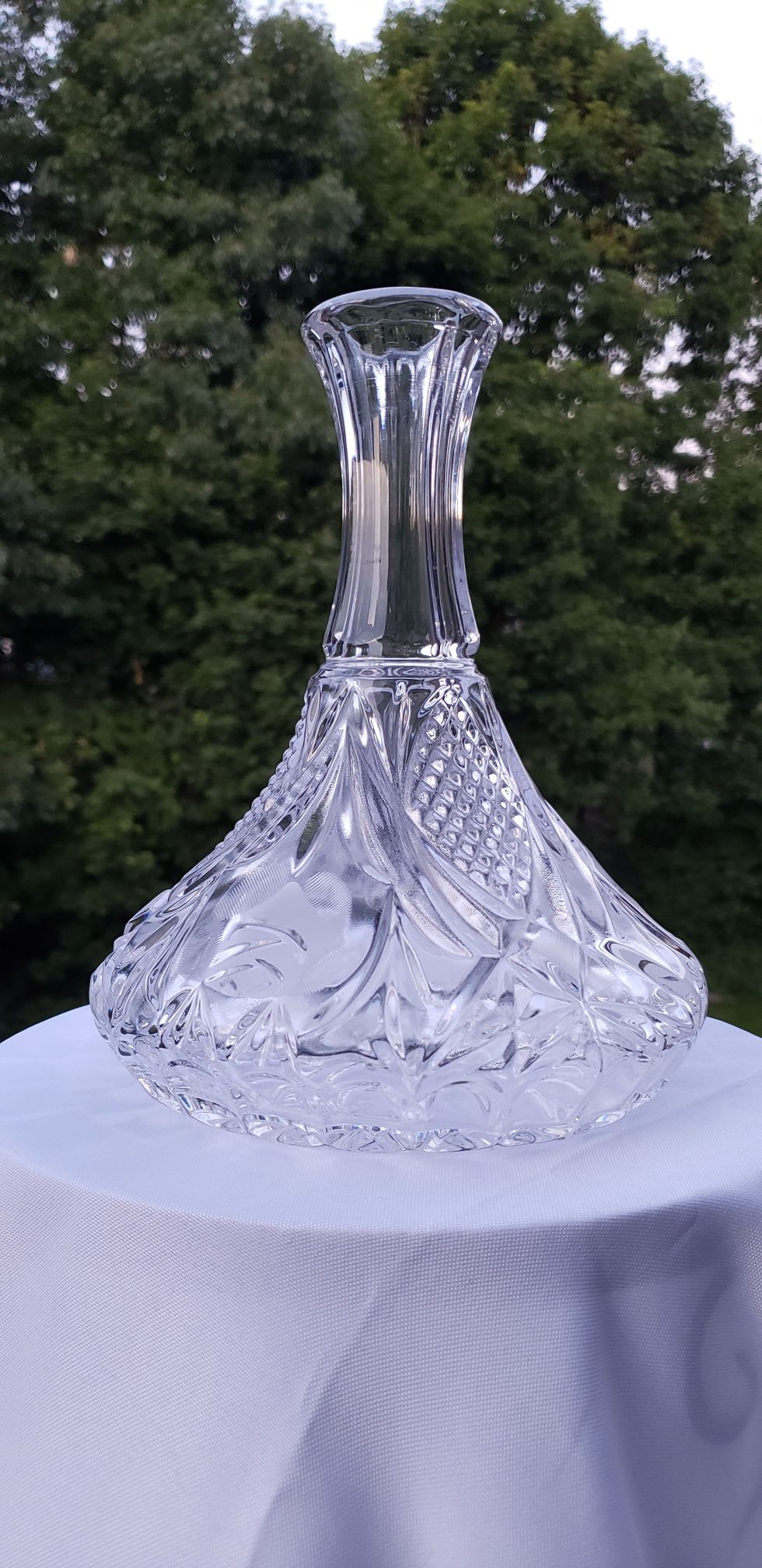 Cristal flower vase