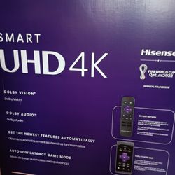 Hisense Roku 75inch Smart T.V.