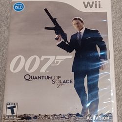 James Bond Wii Video Game Quantum Of solace Action 